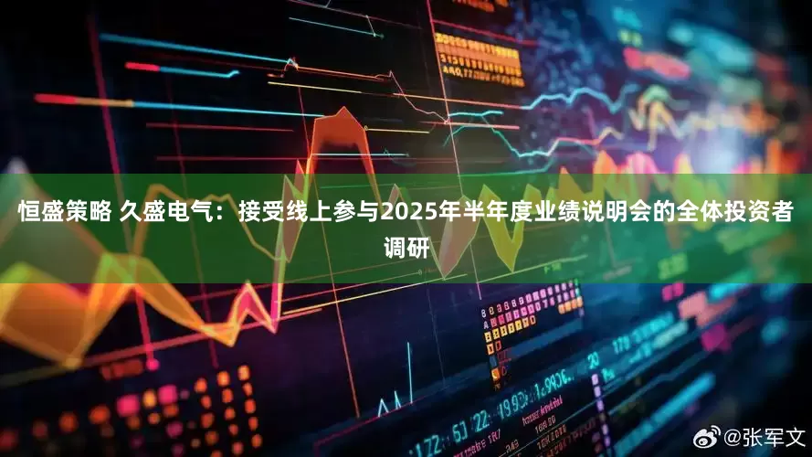 恒盛策略 久盛电气：接受线上参与2025年半年度业绩说明会的全体投资者调研
